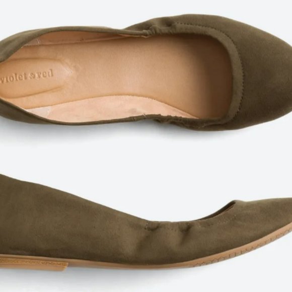 NWOT Violet & Red Olive Ballet Flats - Picture 2 of 5